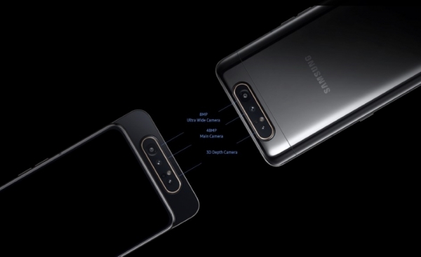 Samsung Galaxy A80: флагман A-серии с выдвижной тройной камерой и чипом Snapdragon 675 (обновлено)