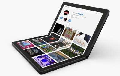 Lenovo показала ноутбук со сгибающимся дисплеем