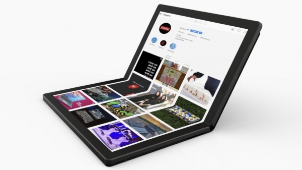 Lenovo показала прототип ноутбука ThinkPad X1 с гибким экраном