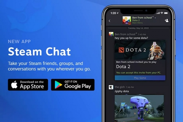 Valve выпустила приложение Steam Chat для iOS и Android