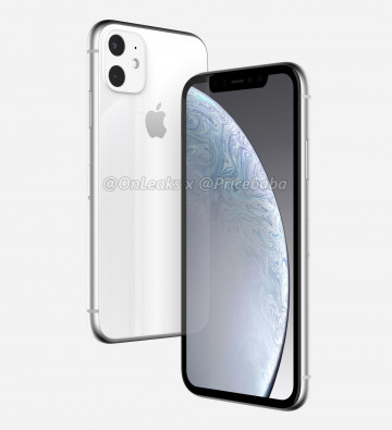 iPhone XR 2019 (iPhone XIR) с двойной камерой на качественных рендерах