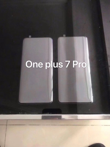 OnePlus 7 Pro: защитное стекло показало рамки и степень скругления