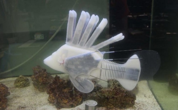Учёные создали робота рыбу с искусственной кровью